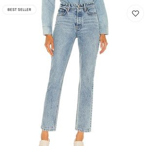 GRLFRND Karolina High Rise Straight Crop Larchmont